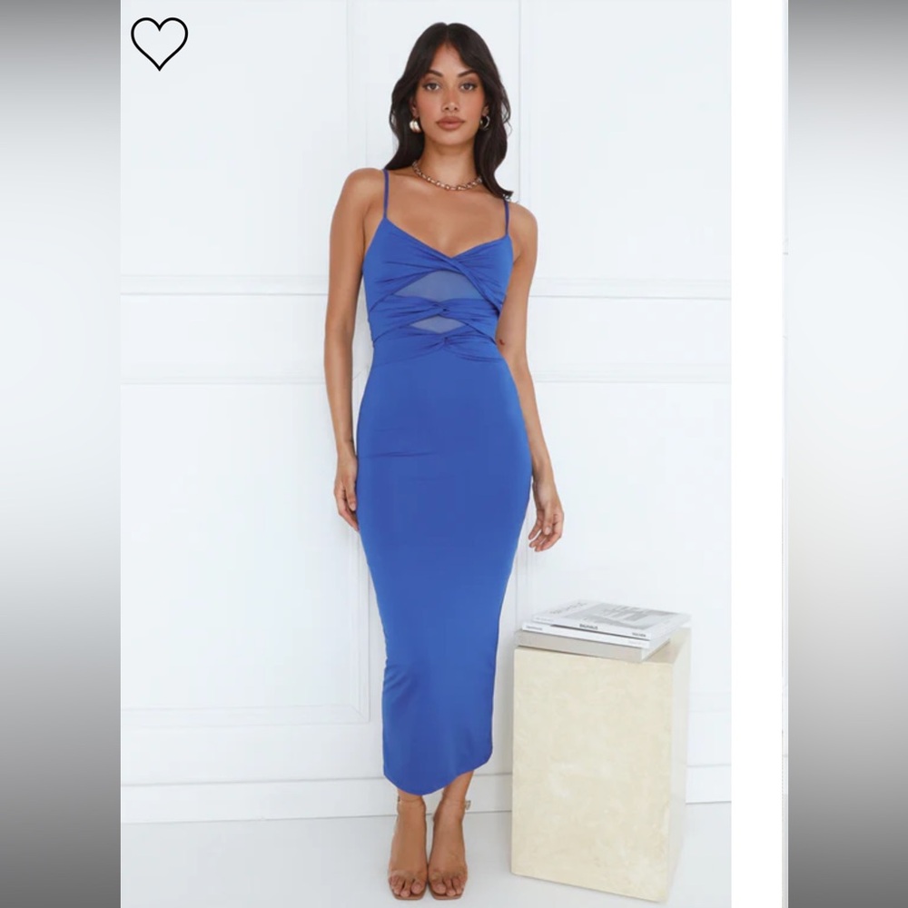 Blue Midi Dress